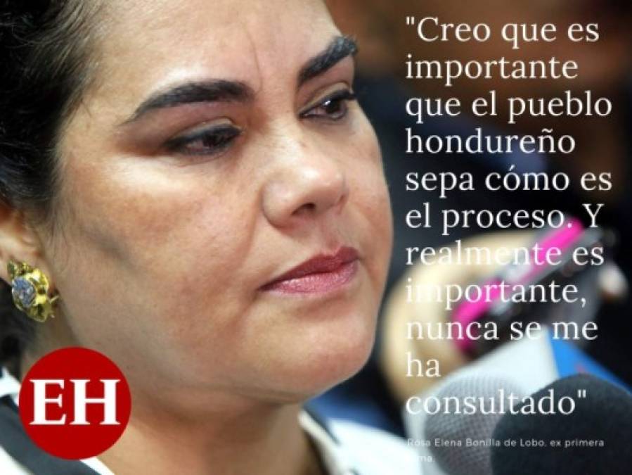 Fotos: Las frases de Rosa Elena de Lobo tras finalizar su juicio