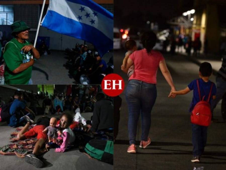 FOTOS: Caravana migrante saldrá desde Honduras en duro viaje hacia EE UU