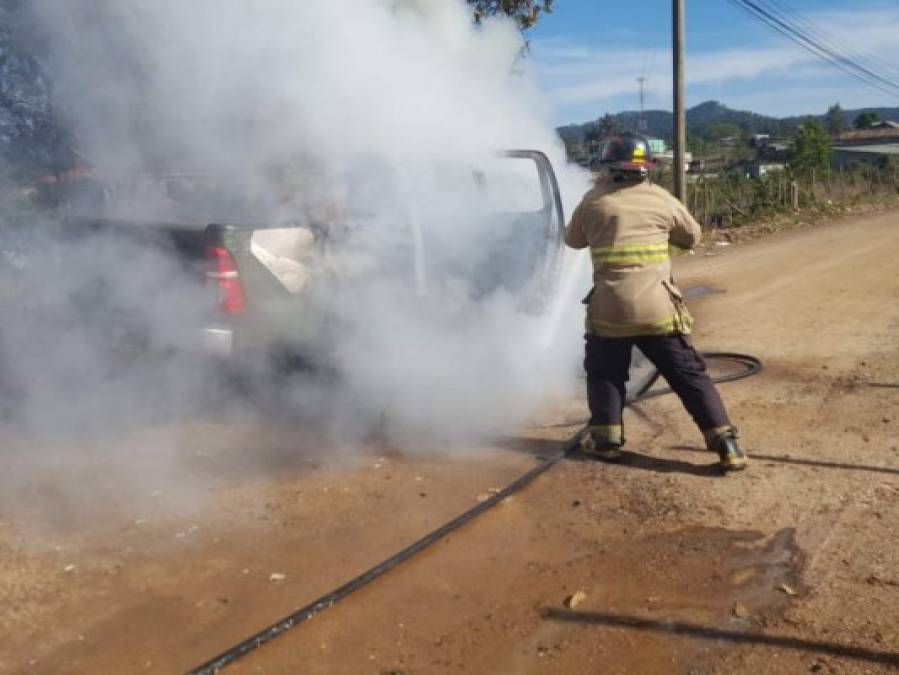 Las fotos que dejó la masacre en La Esperanza, Intibucá