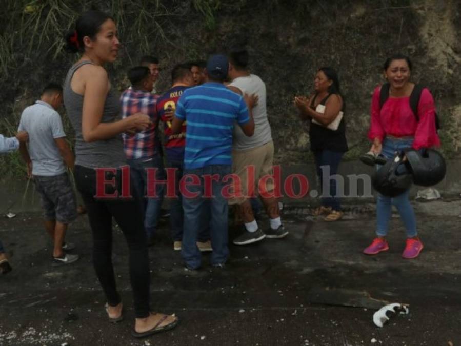 FOTOS: Un manto de luto empaña la zona sur de Honduras tras accidente de rastra