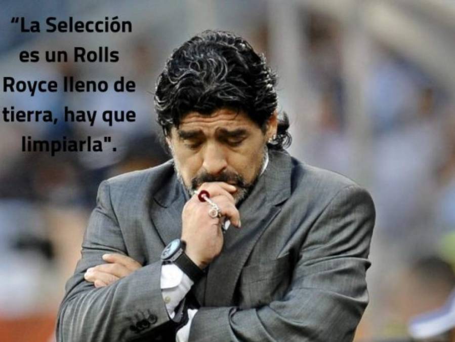 Diego Armando Maradona y sus 10 mejores frases