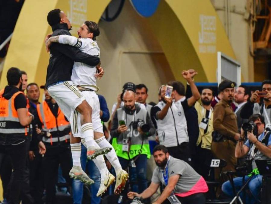 FOTOS: La eufórica celebración del Madrid tras ganar Supercopa de España