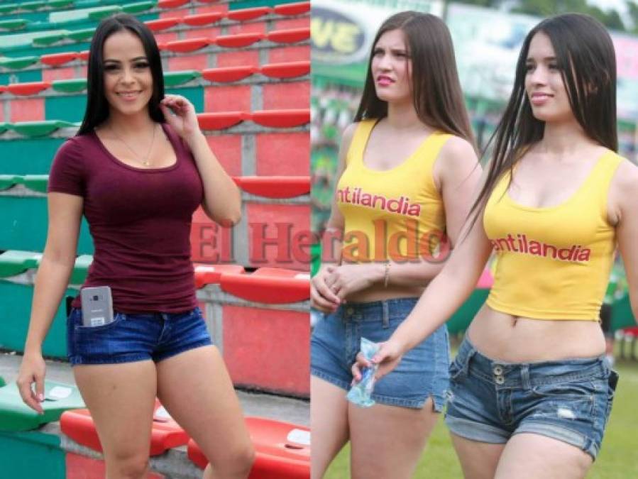 Hermosas catrachas adornaron la jornada 18 del Clausura en Honduras