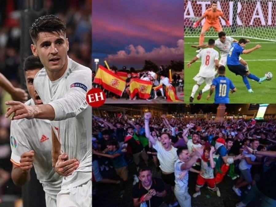 Las mejores imágenes de la clasificación de Italia a la final de la Eurocopa
