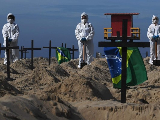 FOTOS: Brasil ya es el segundo país con más muertos por coronavirus