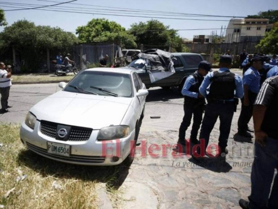 FOTOS: Escena donde asesinaron al exalcalde capitalino Roberto 'Pelón' Acosta