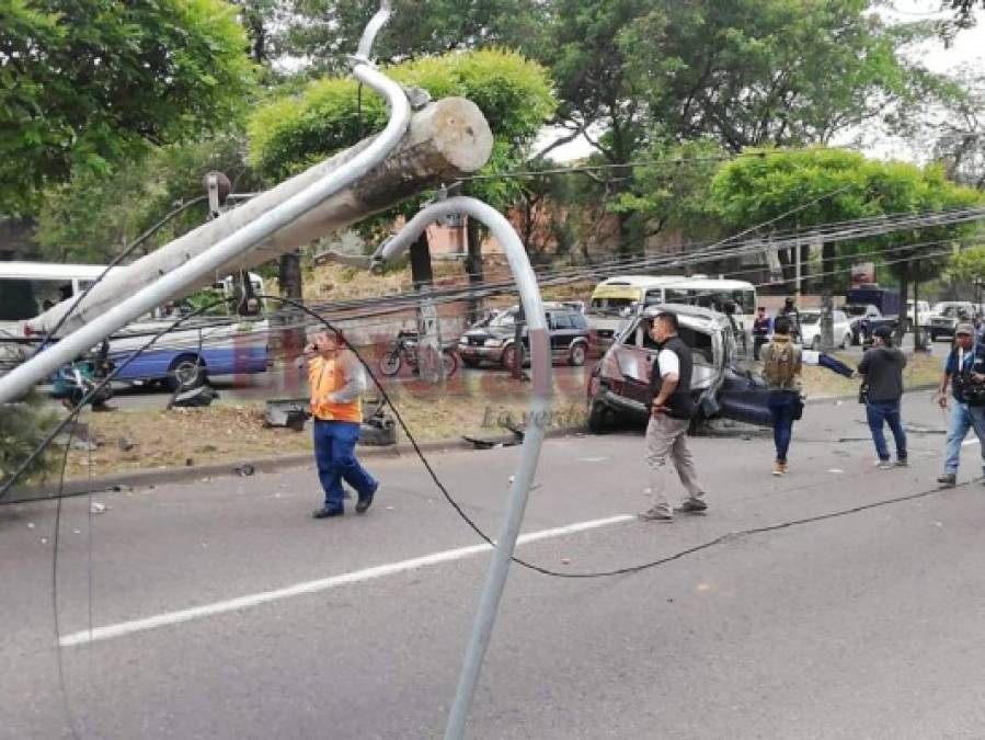 Caos, dinero y balas: Así quedó la escena de asalto a un conductor en Tegucigalpa