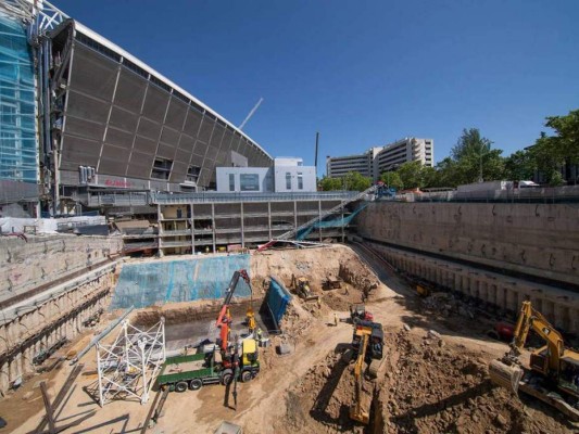 FOTOS: Así avanza la construcción del nuevo Santiago Bernabéu