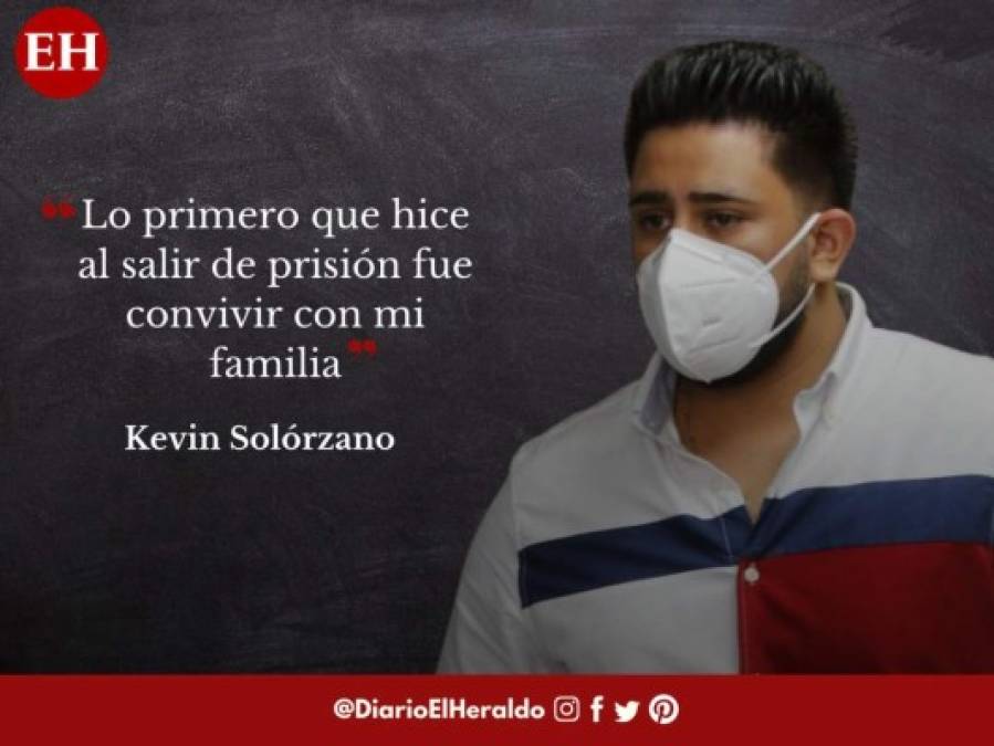 Kevin Solórzano rompe el silencio tras recobrar libertad; estas son sus frases
