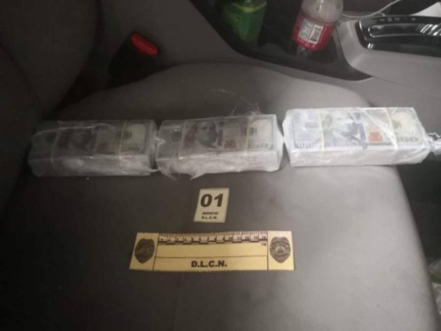 Así fue la captura de seis agentes de la DPI con droga y dinero en Tocoa (FOTOS)