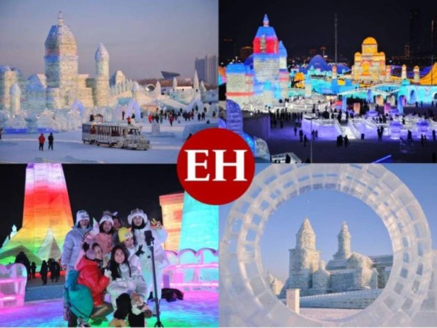 Las espectaculares imágenes del Festival Internacional de Hielo en China (GALERÍA)