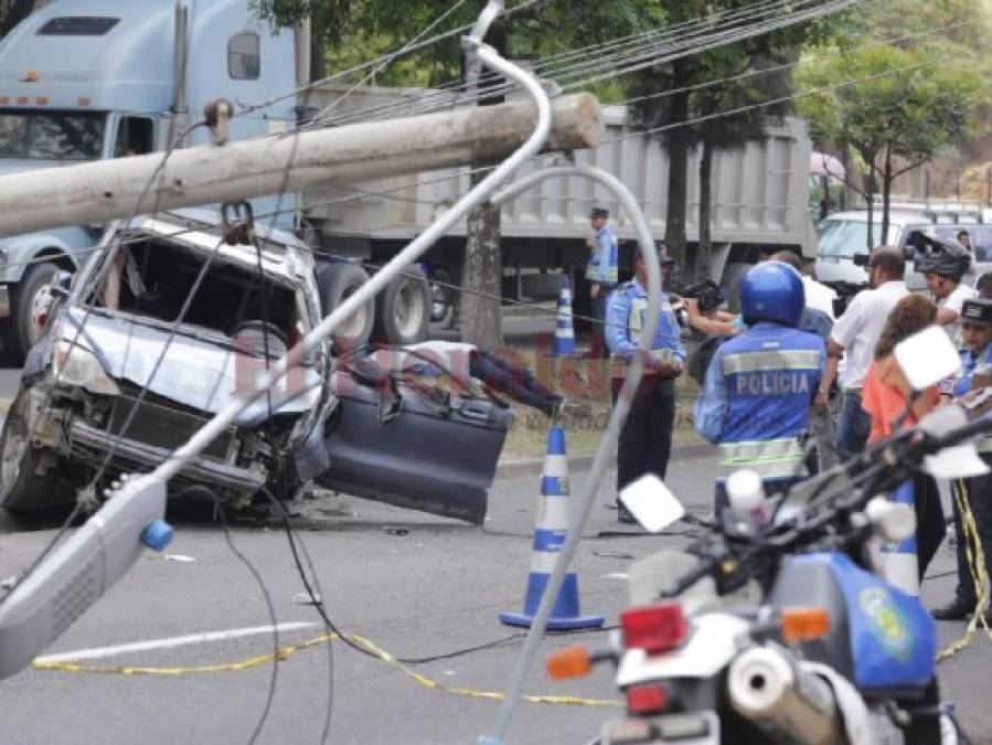 Caos, dinero y balas: Así quedó la escena de asalto a un conductor en Tegucigalpa