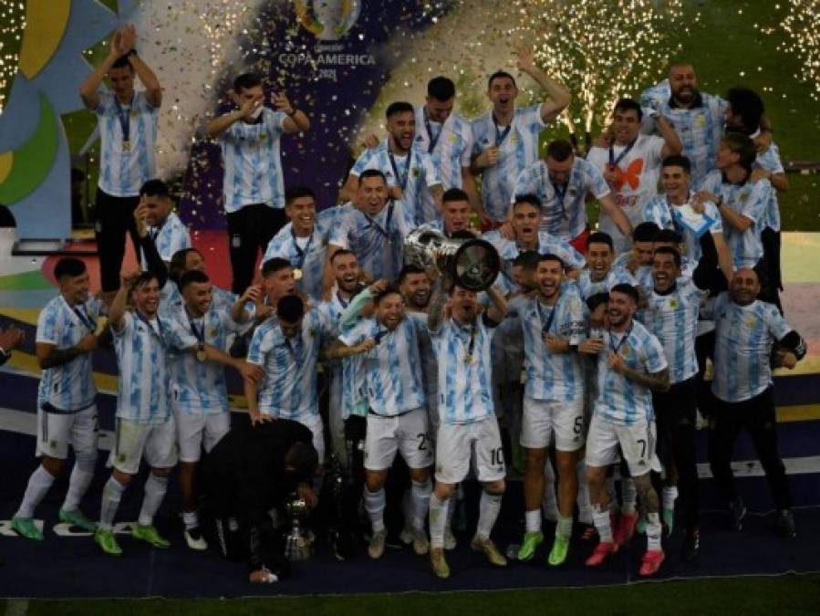 La euforia de Messi y la celebración de Argentina: la final de la Copa América en imágenes