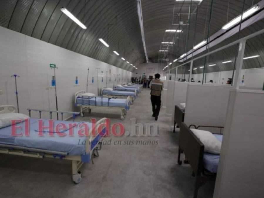 FOTOS: Así luce la sala de covid-19 inaugurada en el Hospital Escuela