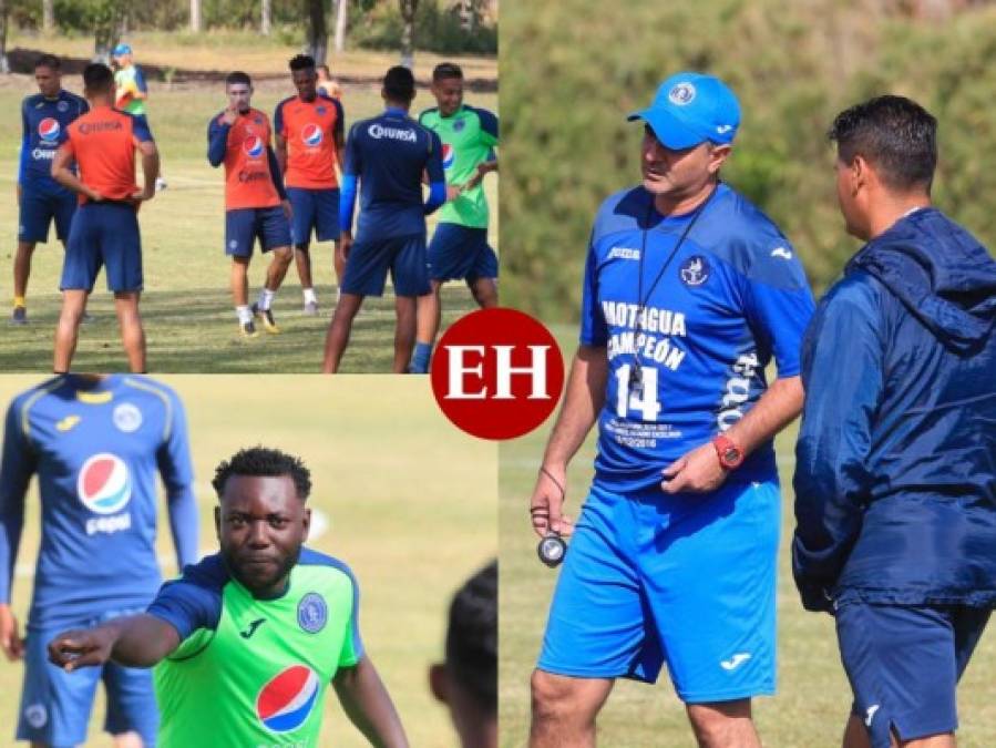 Las fotos del entreno de Motagua este martes, pensando en el duelo ante Real España