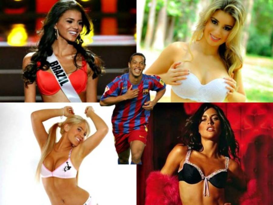 Las novias de Ronaldinho: El brasileño es un crack hasta afuera de las canchas