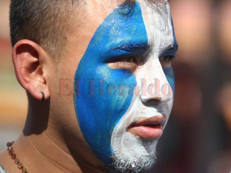 Ambiente de hermandad y fiesta en la final entre Motagua y Real España