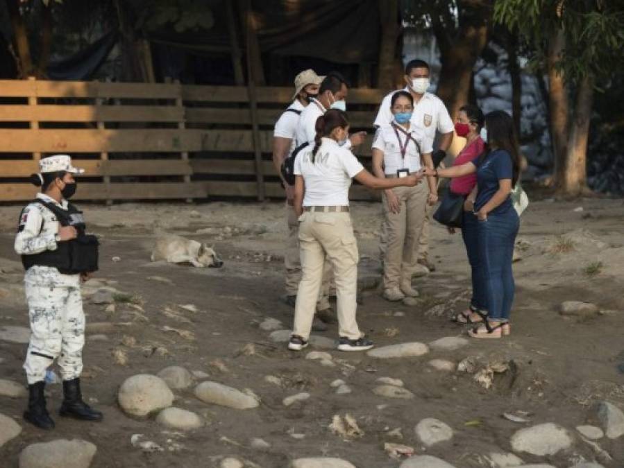 Caravana llega a Tecún Umán y halla blindada la frontera de México (FOTOS) 