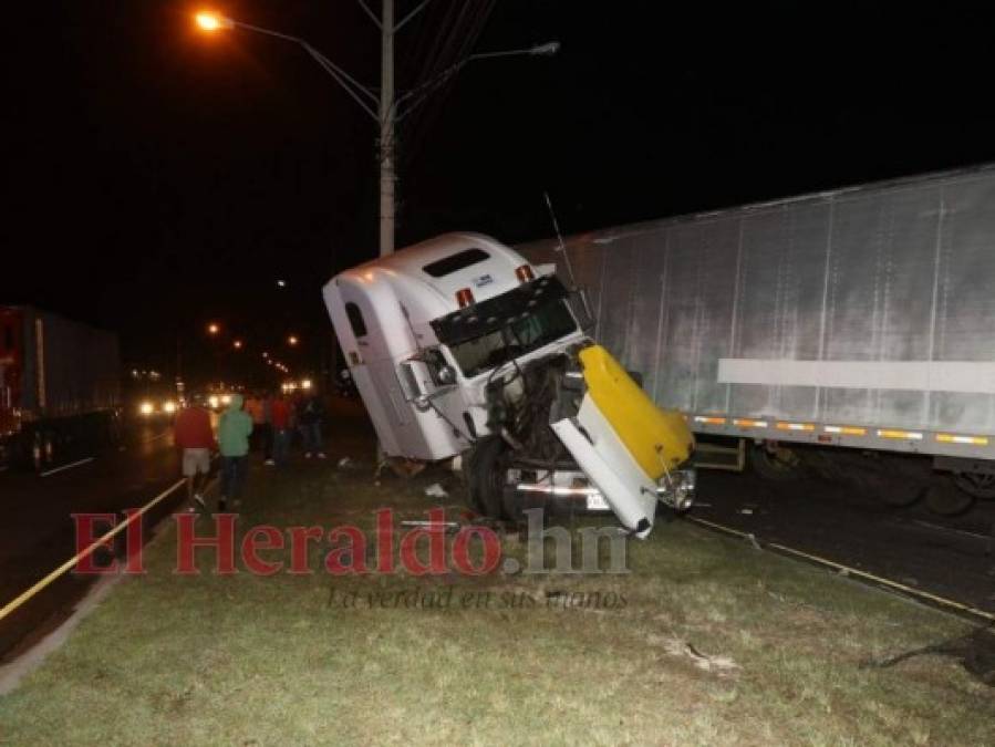 Pérdidas materiales y heridos: Así ocurrió el choque de una rastra con un tractor en la CA-5