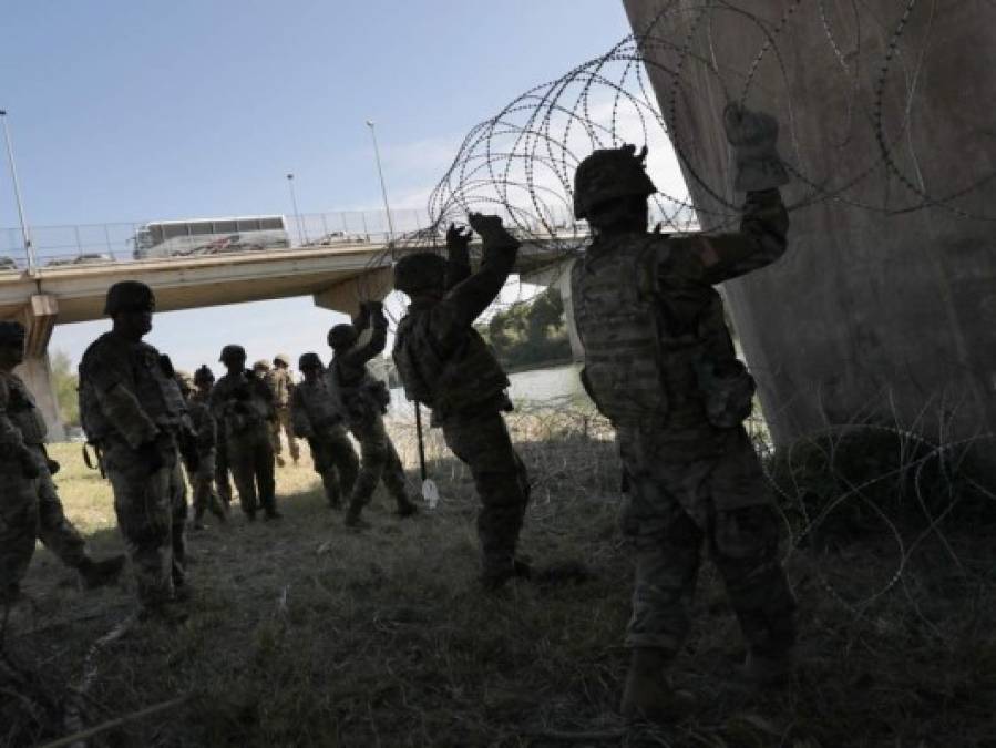 FOTOS: Así resguarda Estados Unidos su frontera sur ante la llegada de caravana migrante