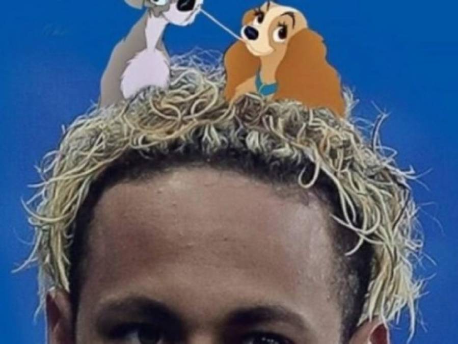 Los mejores memes sobre el nuevo peinado de Neymar jr en las redes sociales