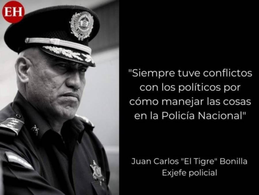 Las polémicas frases de 'El Tigre' Bonilla tras ser acusado por EEUU de narcotráfico