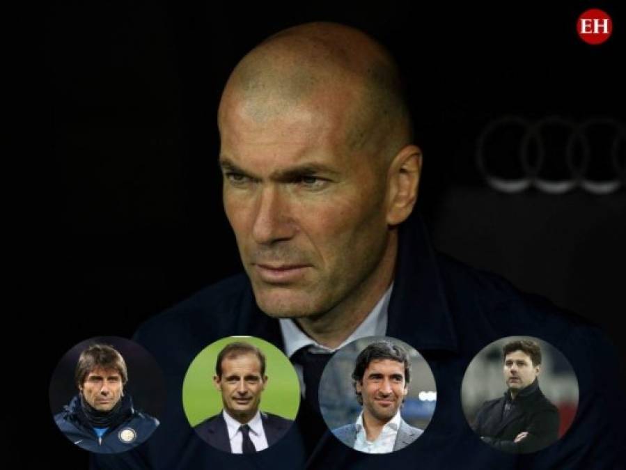 Los entrenadores que suenan en el Real Madrid tras la salida de Zidane