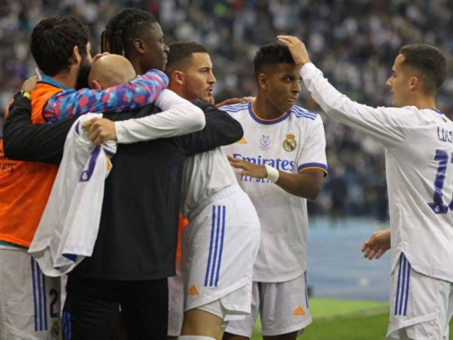 Euforia madridista y desilusión azulgrana: El clásico de Supercopa en imágenes