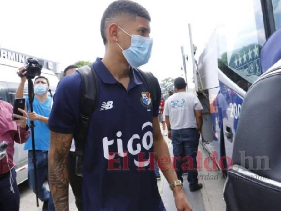 ¡Rival en casa! Así fue la llegada de la selección de Panamá a San Pedro Sula (Fotos)