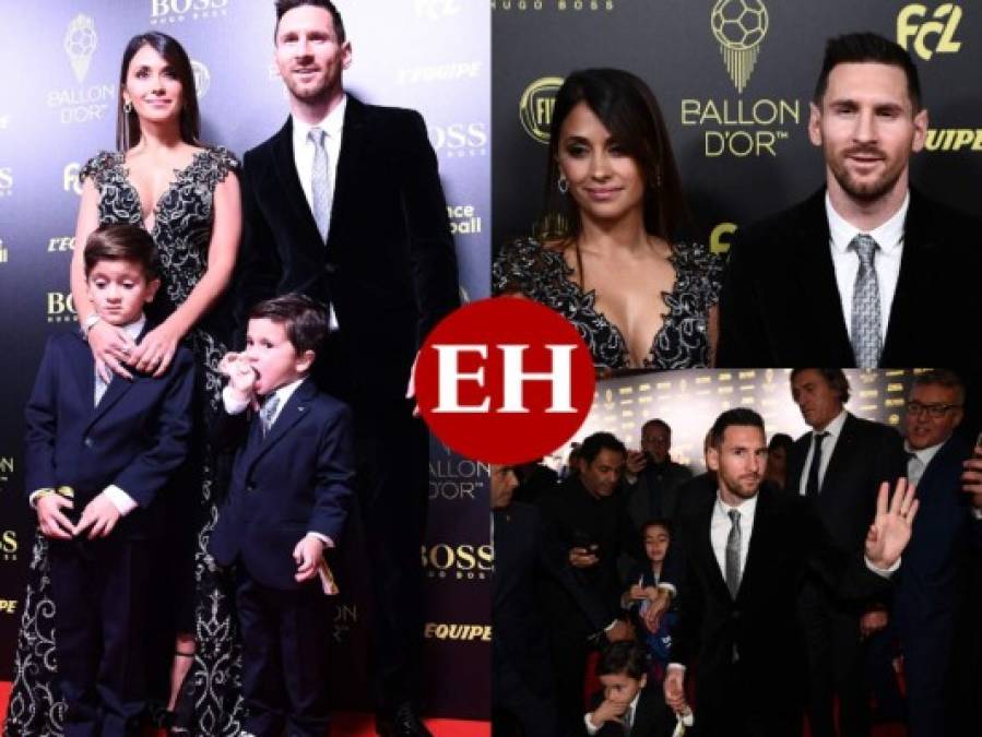 Balón de Oro 2019: Así llegó Leo Messi junto a su familia a la gala en París