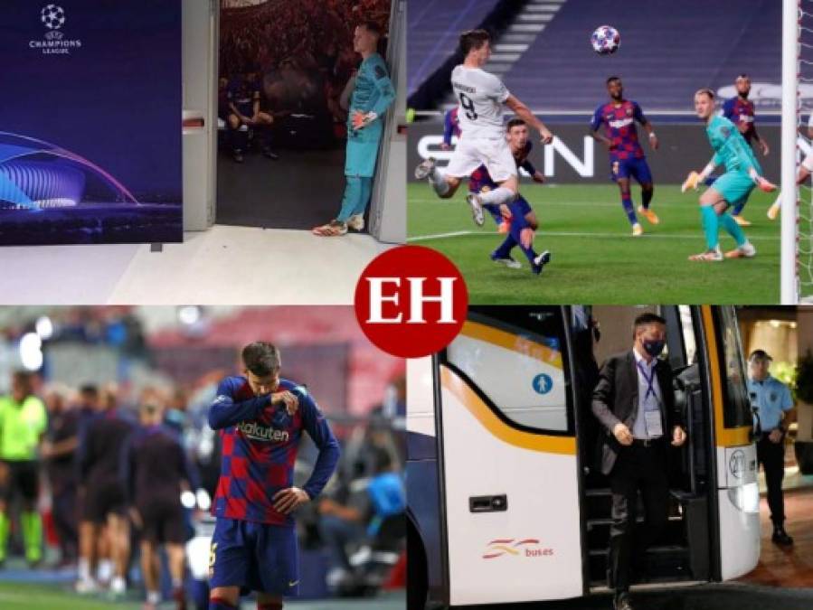Imágenes: Lo que no se vio de la goleada 8-2 del Bayern al Barcelona