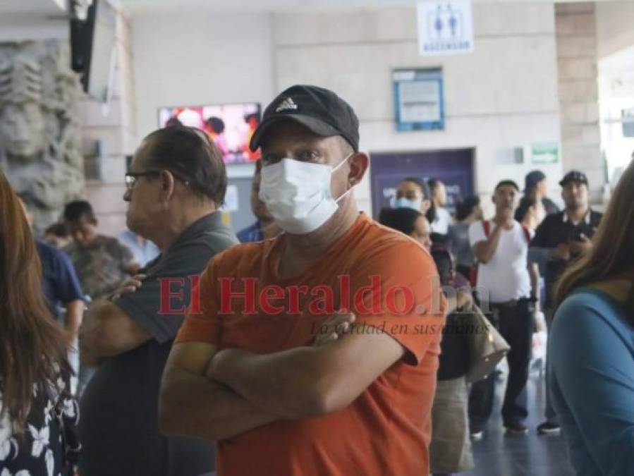 FOTOS: Tensión en Toncontín por caso sospechoso de coronavirus