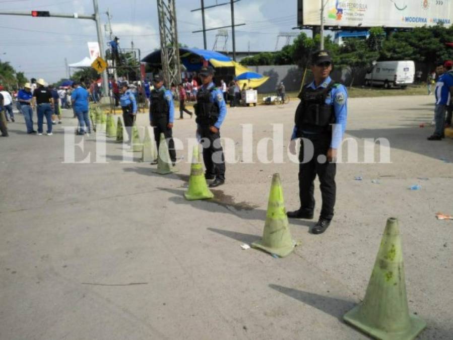 Así es el ambiente que se vive previo al partido Honduras vs México en el Olímpico