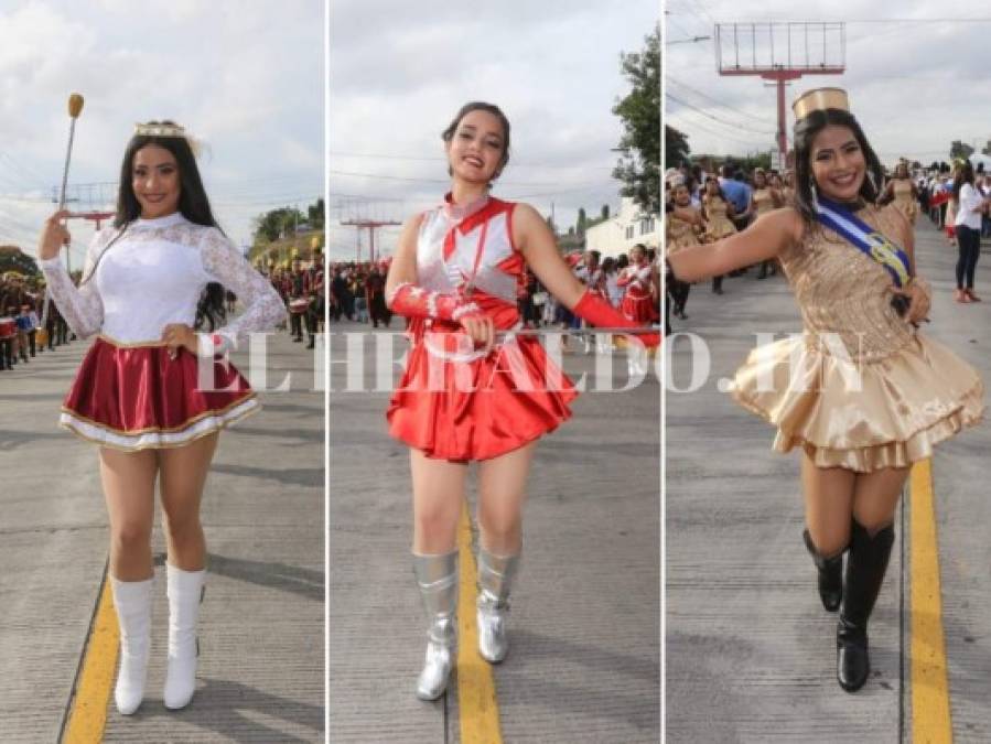 Hermosas palillonas adornan los desfiles patrios 2018 desde tempranas horas