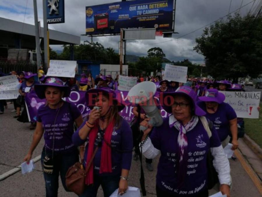 Protestan contra la impunidad en crímenes perpetrados contra mujeres en Honduras