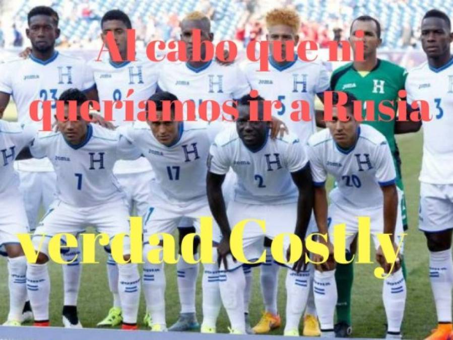 Honduras queda fuera del Mundial Rusia 2018 y los venenosos memes destrozan a la H
