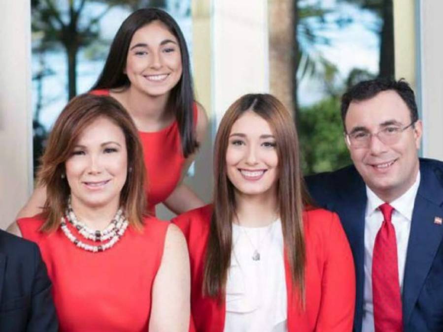 Las lindas hijas del aspirante presidencial del Partido Liberal, Luis Zelaya