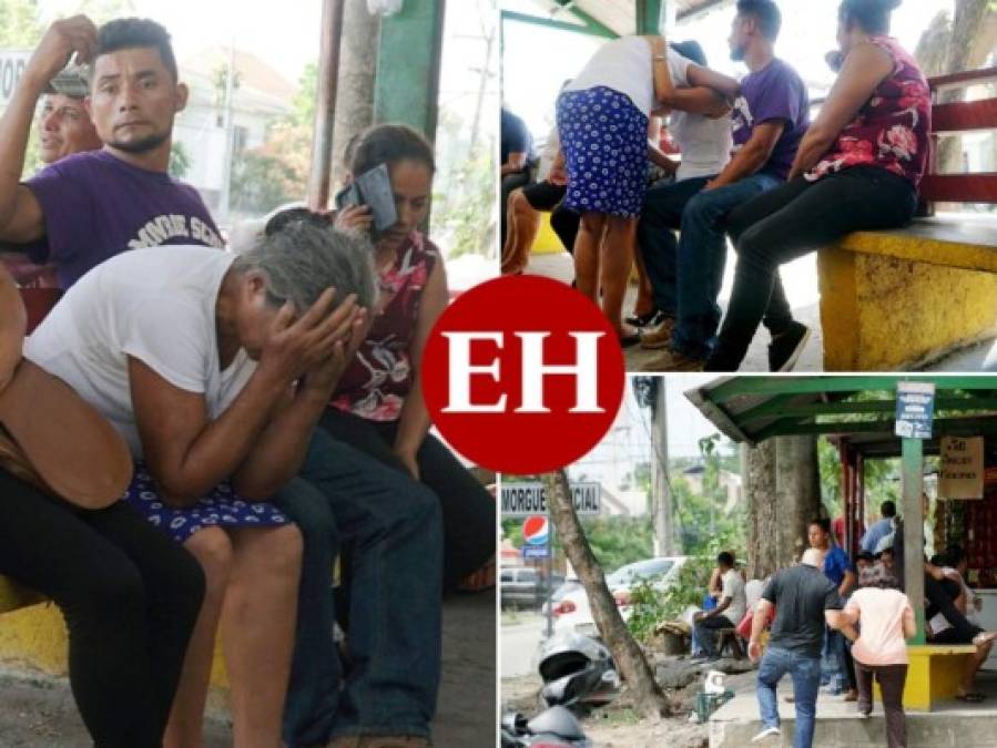 FOTOS: Dolor y resignación entre familiares de víctimas de masacre en San Pedro Sula