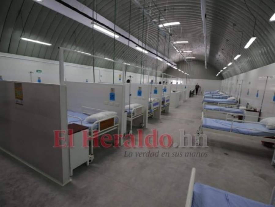 FOTOS: Así luce la sala de covid-19 inaugurada en el Hospital Escuela