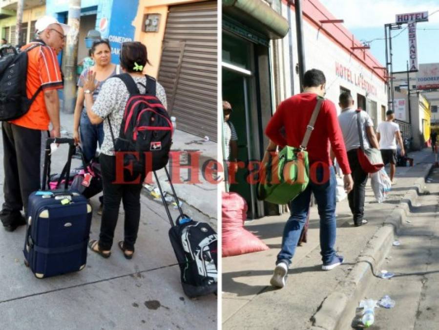 Abarrotadas terminales de autobuses en regreso de personas a la capital