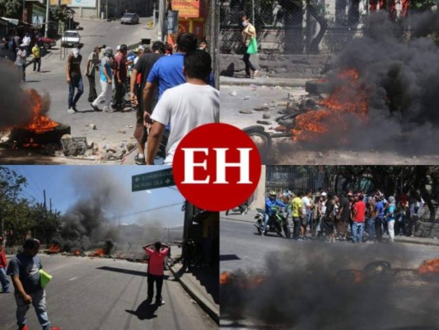 FOTOS: Estallan protestas de conductores golpeados por crisis del Covid-19