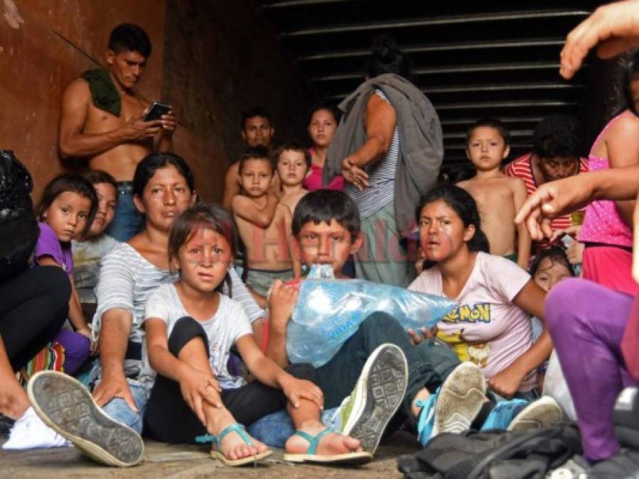 Niños de la caravana migrante, los inocentes rostros de quienes sobrellevan la ardua travesía hacia Estados Unidos