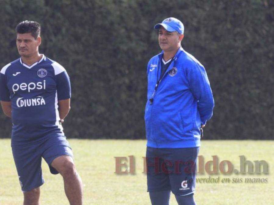 FOTOS: Pensando en Real España y Marathón, así entrenaron Olimpia y Motagua este martes en la capital