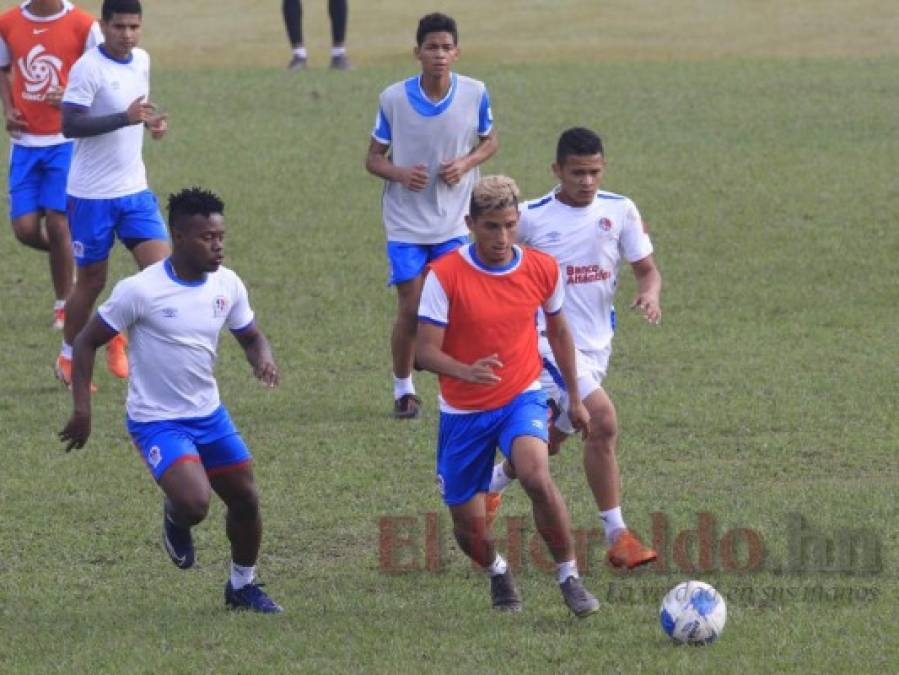 FOTOS: Pensando en Real España y Marathón, así entrenaron Olimpia y Motagua este martes en la capital