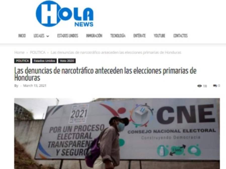 Así observó el mundo las elecciones primarias en Honduras