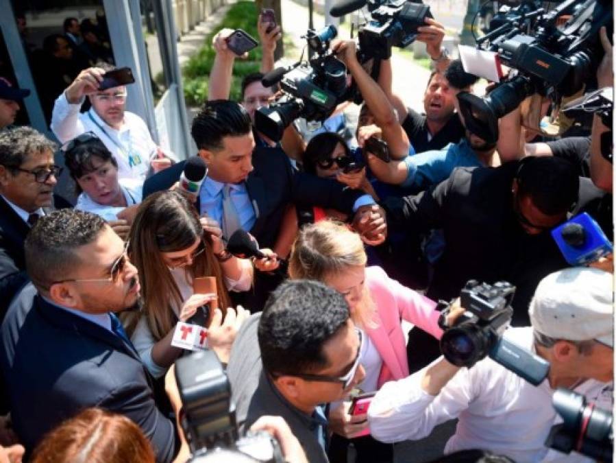 FOTOS: El nuevo look de Emma Coronel en la sentencia de su esposo, El Chapo Guzmán