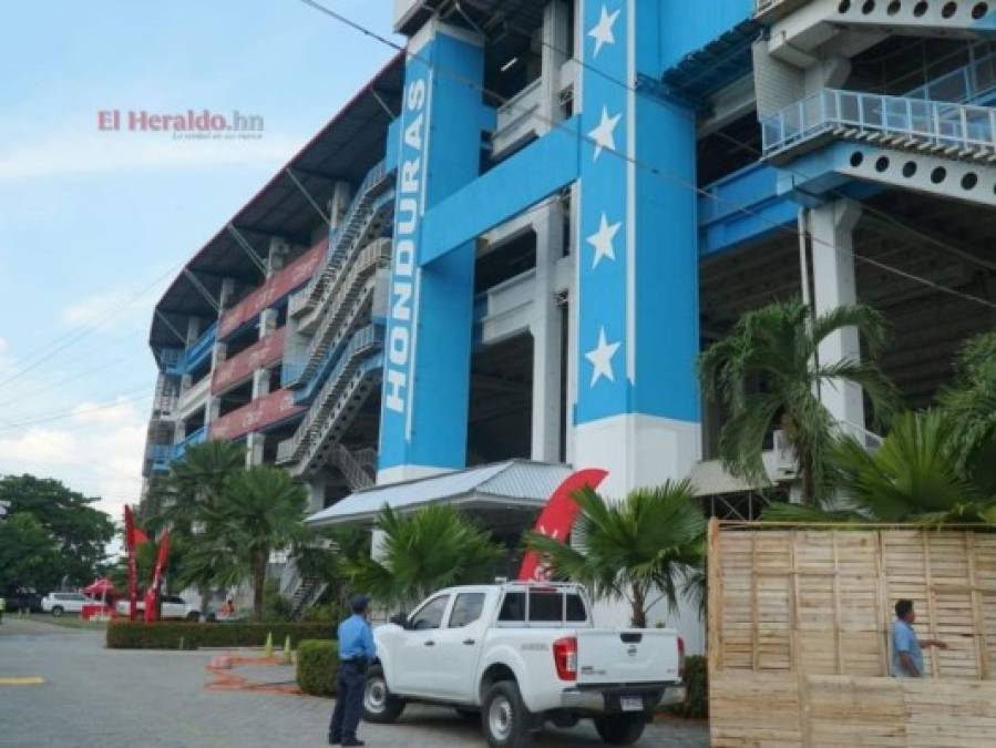 Así se encuentra el estadio Olímpico previo al juego de Honduras ante Estados Unidos