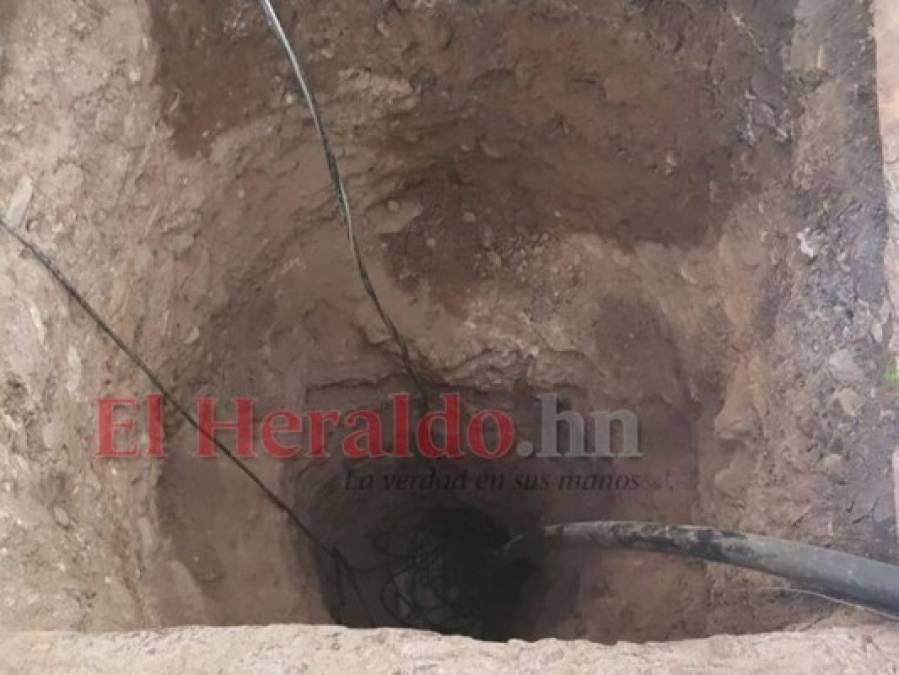 FOTOS: Así es el profundo túnel descubierto cerca de El Pozo I
