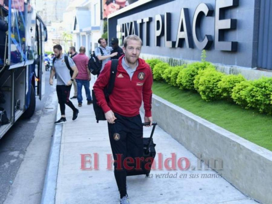 Fotos: Así fue la llegada del Atlanta United a San Pedro Sula