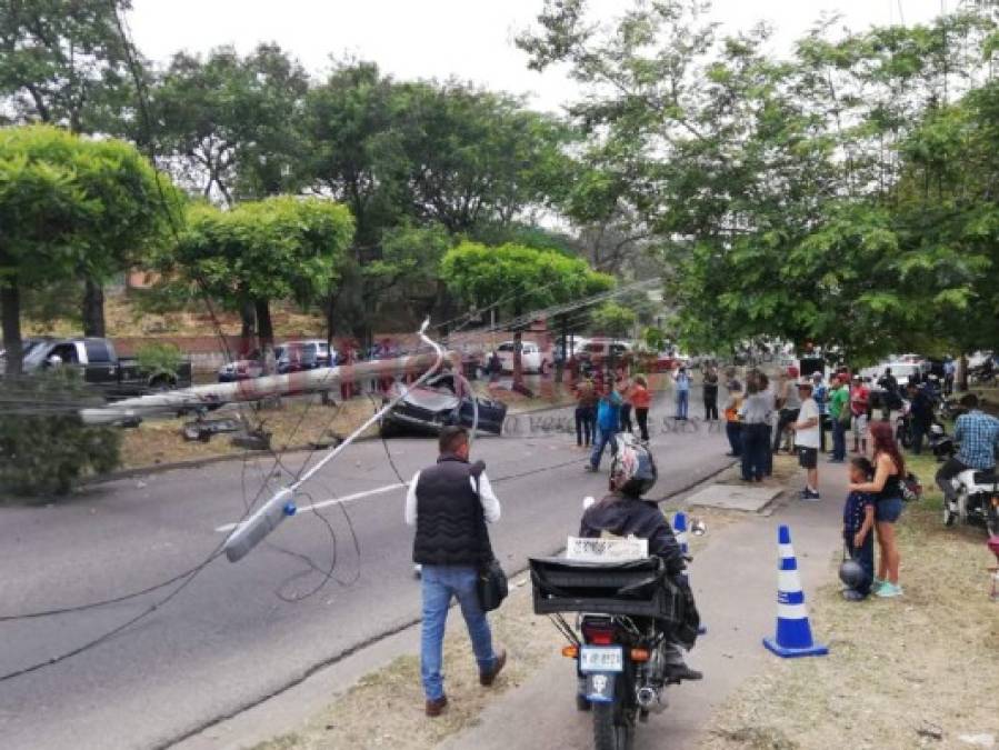 Caos, dinero y balas: Así quedó la escena de asalto a un conductor en Tegucigalpa